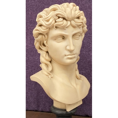 21 - G. Ruggeli 'Eros' Italian Made Bust Sculpture (32cm H.)