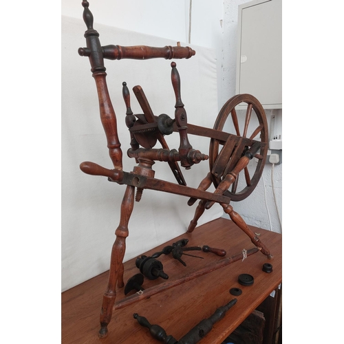 52 - Antique Spinning Wheel in As Is Condition