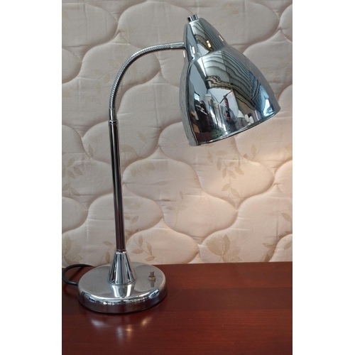 43 - American Chrome Gooseneck Desk Lamp - Code AM6972G