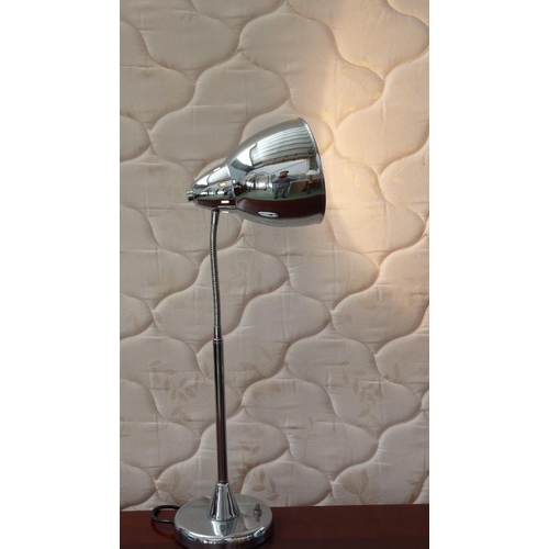 43 - American Chrome Gooseneck Desk Lamp - Code AM6972G