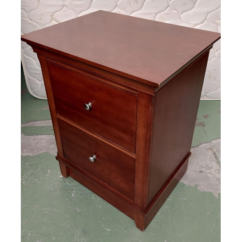 48 - Thomasville USA Cherry Wood Night Stand with 2 Drawers (56 W. x 43 D. x 72cm H.) - Code AM7028Y