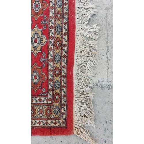 80 - Hand Made Woolen Afghan Rug (180 x 130cm)