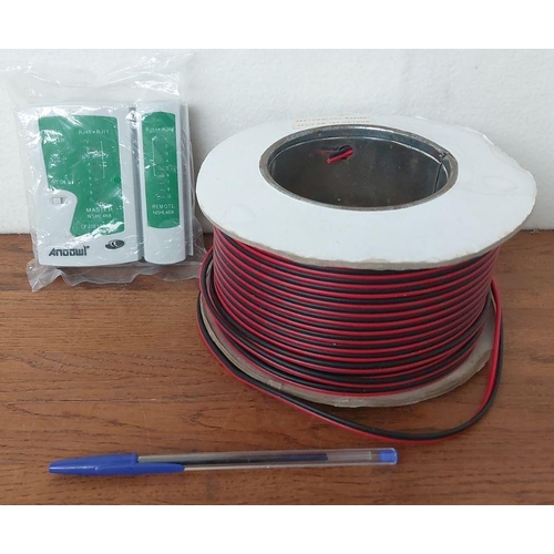 512 - Roll of Speaker Cable and Ethernet Checker