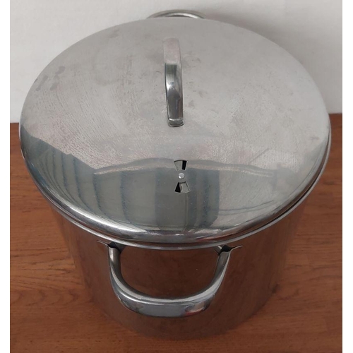 78 - Large Stainless Steel Cooking Pot (29cm Diameter)