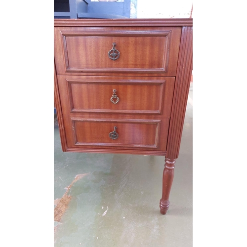 425 - Vintage 1970's Danish Style Design Office Desk with 4 Drawers (102 W. x 55 d. x 75cm H.)