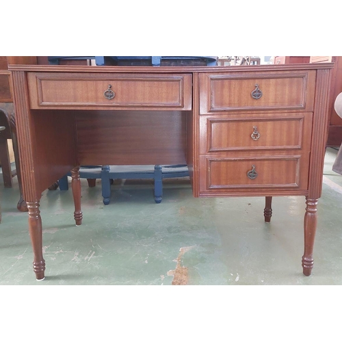 425 - Vintage 1970's Danish Style Design Office Desk with 4 Drawers (102 W. x 55 d. x 75cm H.)