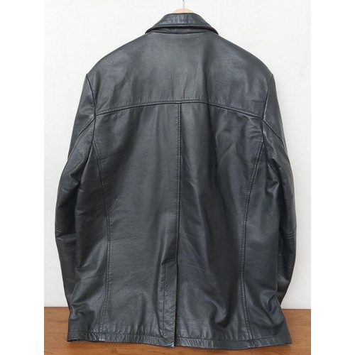 300 - BJ Leather Men's Jacket Size XL