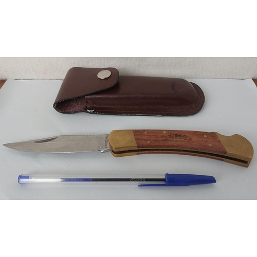 366 - Vintage Pocket Knife in Sheath