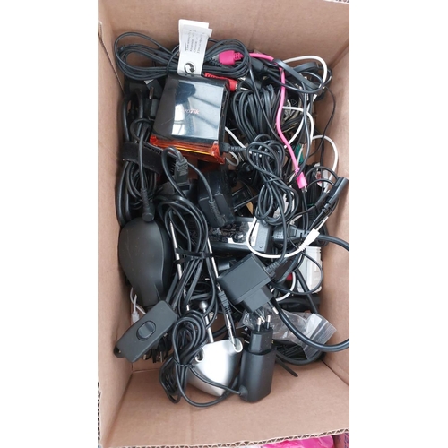 515 - x3 Boxes of Assorted Cables and Other