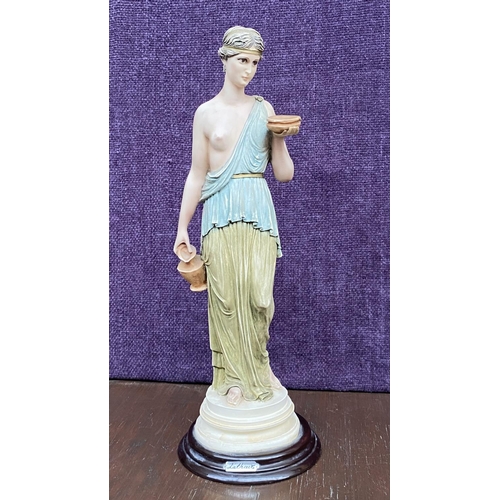 250 - Hebe Juventus Goddess of Youth in Ancient Greek Religion  Roman Statue, Serving Their Nectar and Amb... 