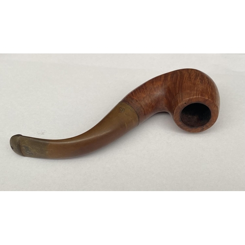 95 - Rare RO-EL Wooden Pipe Holder/Stand Together with 3 Quality Pipes, Vintage Pieces from a Collection/... 