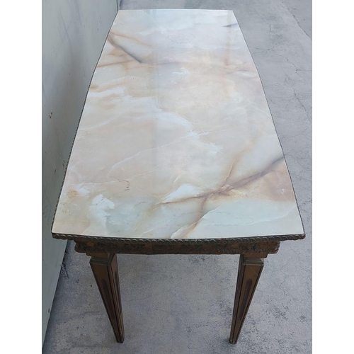 136 - Vintage 1950 Coffee Table (113 W. x 46 D. x 50cm H.)