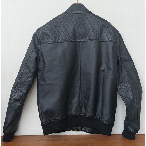 270 - Bench Designer Heavy Leather Jacket Size L