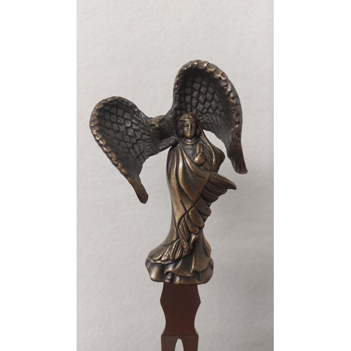 291 - Decorative Angel Figurine Paper Knife on Display Stand