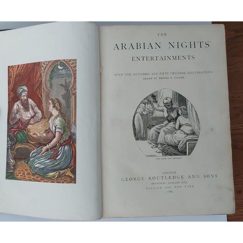 140 - Antique (Circa 1889) 'The Arabian Nights' Book