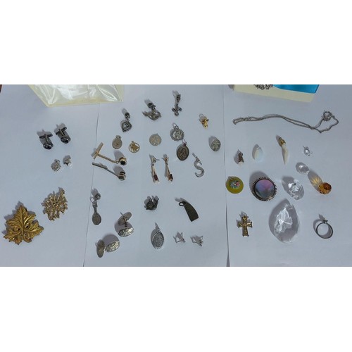 156 - Collection of Silver and Other Jewelry