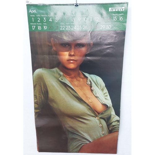 160 - Vintage 1974 10th Year Anniversary Pirelli Calendar (45 x 79cm)