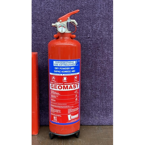 315 - Geomast Fire Extinguisher ABC Dry Powder Together with Geomast Fire Blanket (Unused)