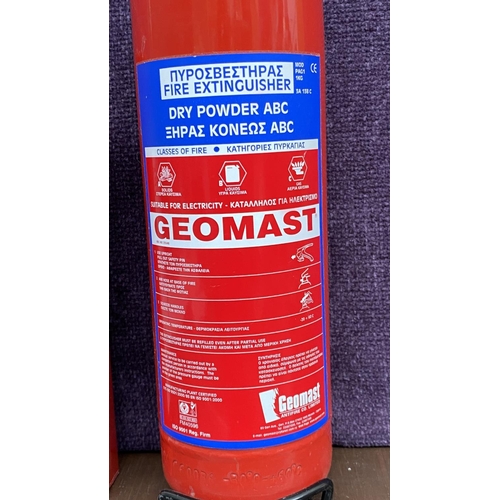 315 - Geomast Fire Extinguisher ABC Dry Powder Together with Geomast Fire Blanket (Unused)