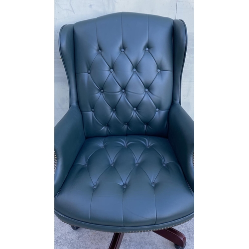 50A - Green Traditional Executive Swivel Chair (A/F)