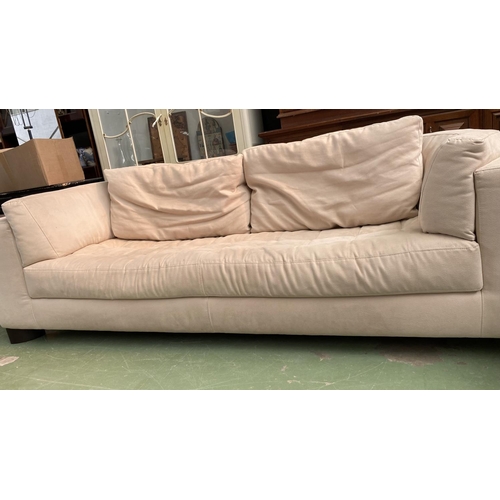 200A - Bo Concept Beige 3-Seat Sofa (230 x 100cm)