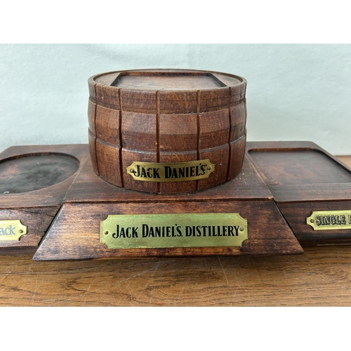 232 - Rare Jack Daniels Distillery Wooden Display Shelve