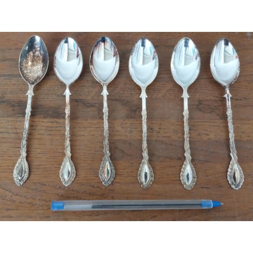 235 - Set of 6 Silver 800 Spoons (89gr)