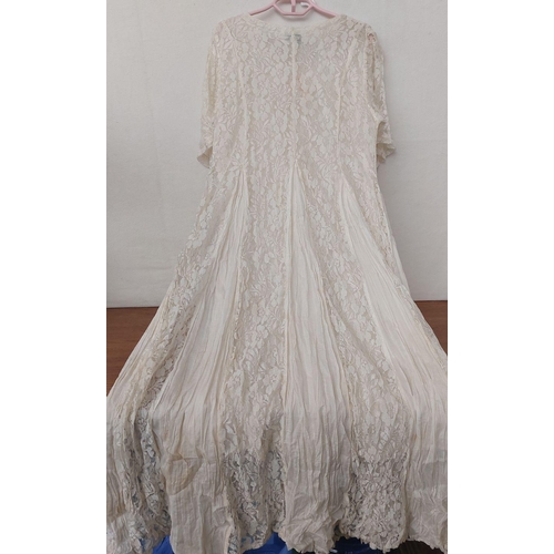 405 - Vintage Lace Dress Made in India Size L (Unused)