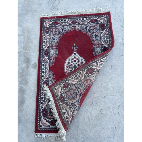 469 - Antique Handmade Persian Carpet (100 x 65cm)