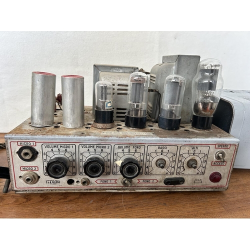 581 - 'A. Geloso' Milano Vintage 1960's Amplifier