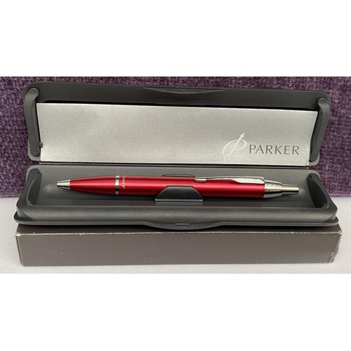 63 - Parker Red Ballpoint Pen