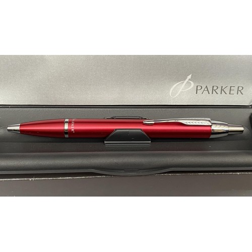 63 - Parker Red Ballpoint Pen