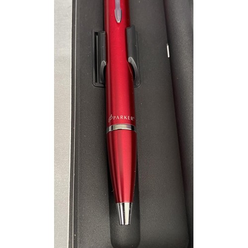 63 - Parker Red Ballpoint Pen