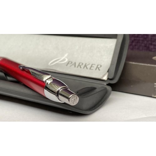 63 - Parker Red Ballpoint Pen