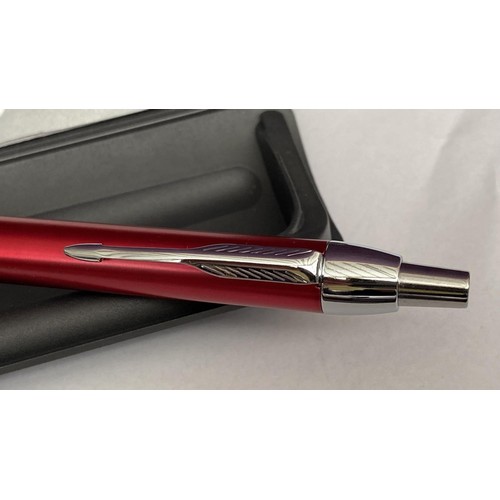 63 - Parker Red Ballpoint Pen