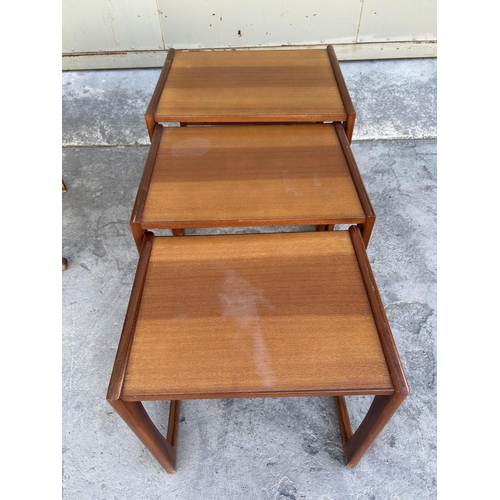 7 - Mid Century G-Plan Nest of 3 Tables