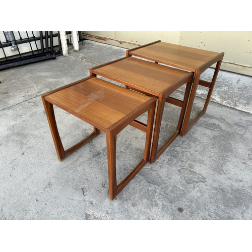 7 - Mid Century G-Plan Nest of 3 Tables