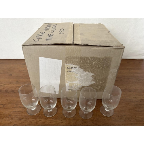 52 - Box of 50 Cyprus Airways Wine Glasses