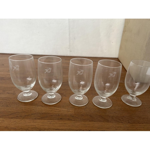 52 - Box of 50 Cyprus Airways Wine Glasses