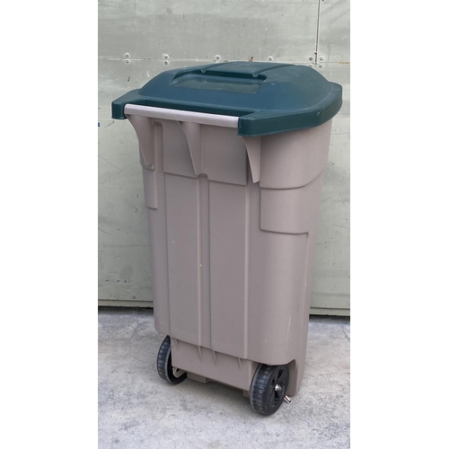 57 - Large Keter Dustbin on Castors - Code N/A