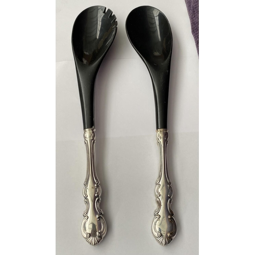 19 - Sterling Silver 2-Piece Salad Server Set - Code N/A