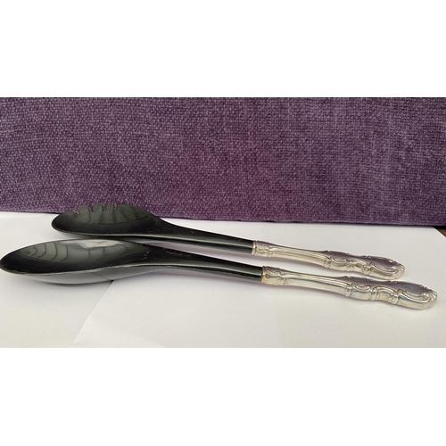 19 - Sterling Silver 2-Piece Salad Server Set - Code N/A