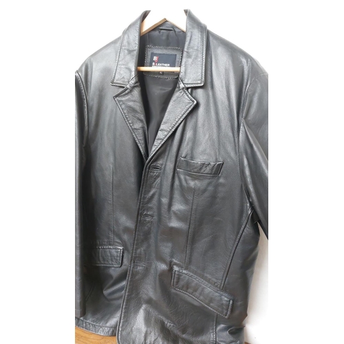 500 - BJ Leather Men's Jacket Size XL