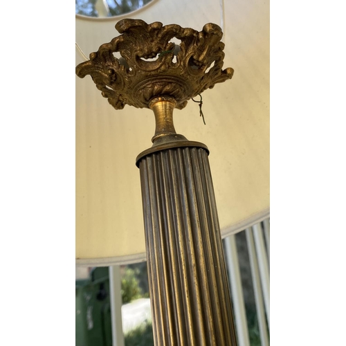 28 - Vintage Brass Floor Standing Decorative Lamp