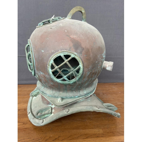 5 - Antique Metal Divers Helmet