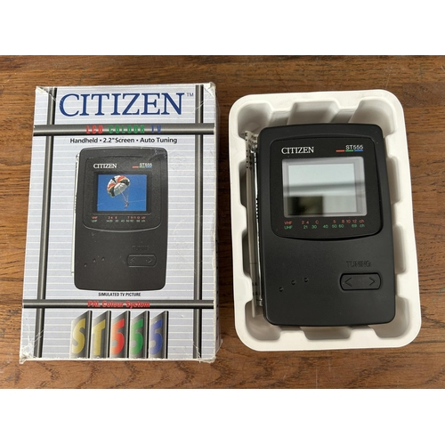 【美品】CITIZEN ポータブルテレビ ST-555 Citizen ST555 2