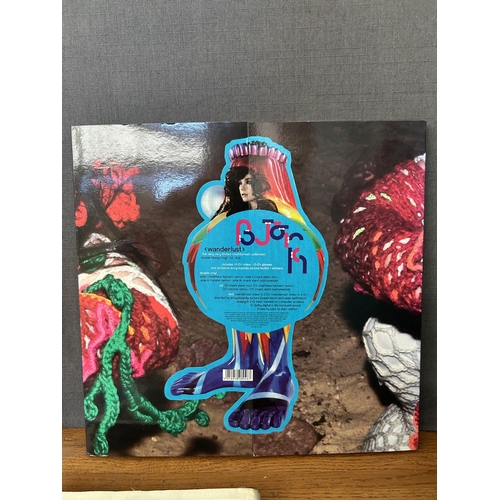 122 - Collection of Vintage Bjork Vinyl Records and Book