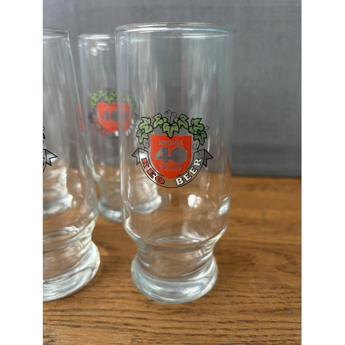 362 - Set of 6 Collectible 'KEO 40 Year' Beer Glasses