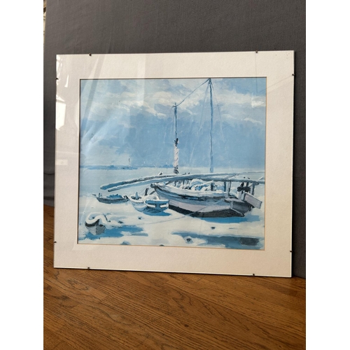 387 - Vintage Seascape Print (46 x 42cm) - Taken Back 15/11/2025