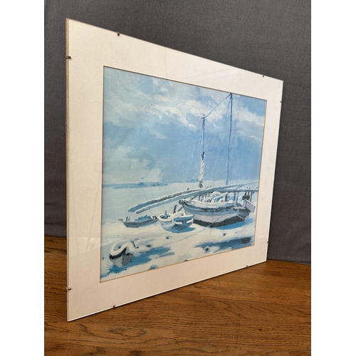 387 - Vintage Seascape Print (46 x 42cm) - Taken Back 15/11/2025